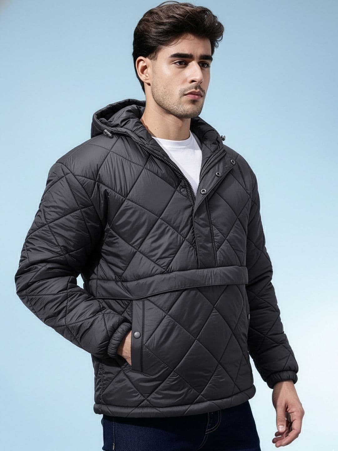 glitchez Hooded Padded Jacket - view 1