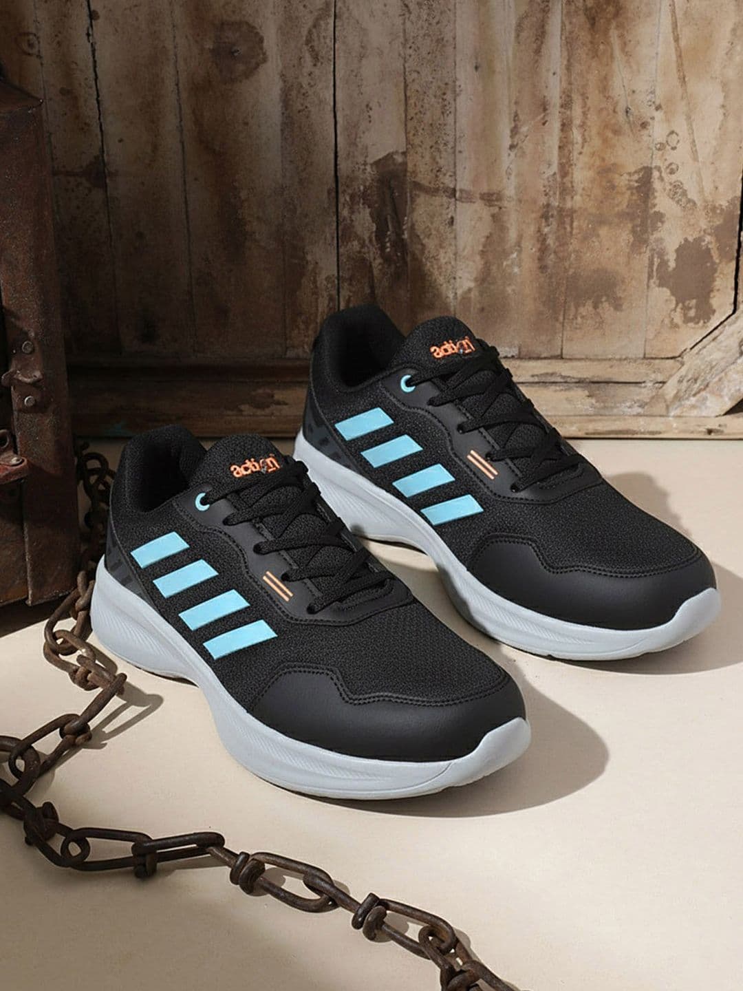 Action Plus Men Mesh Running Non-Marking Shoes - view 1