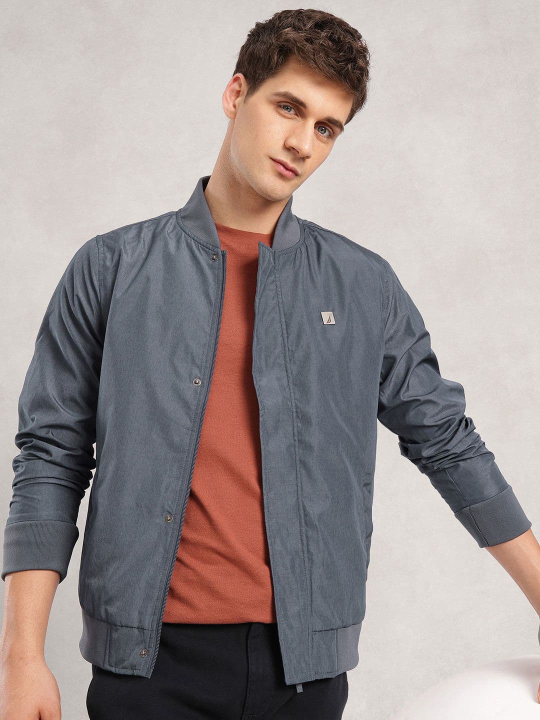 Nautica Mock Collar Bomber Jacket - view 1