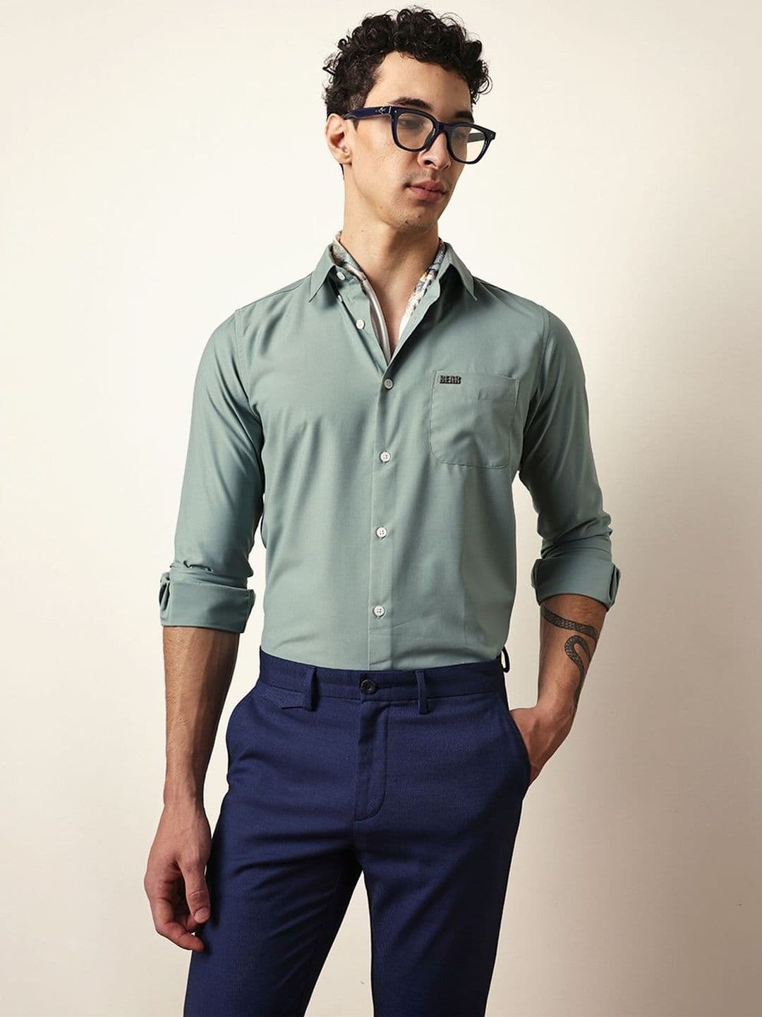 THE BEAR HOUSE Men Slim Fit Casual Shirt - view 1