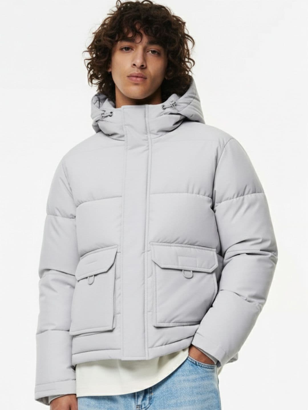 HIGHLANDER Men Solid Hooded Padded Jacket - view 1