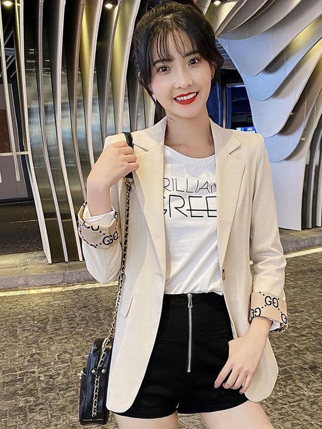 StyleCast Single-Breasted Blazer - view 1
