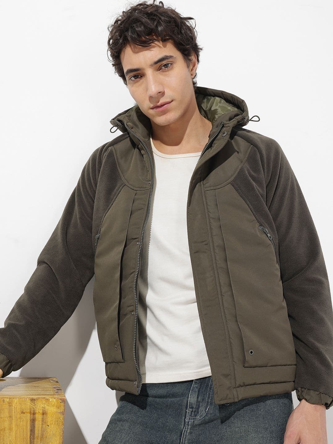 The Roadster Life Co. Hooded Padded Jacket - view 1