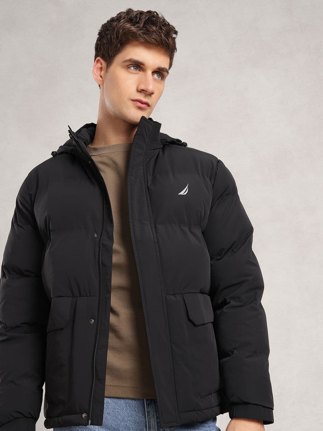 Nautica Detachable Hooded Puffer Jacket - view 1
