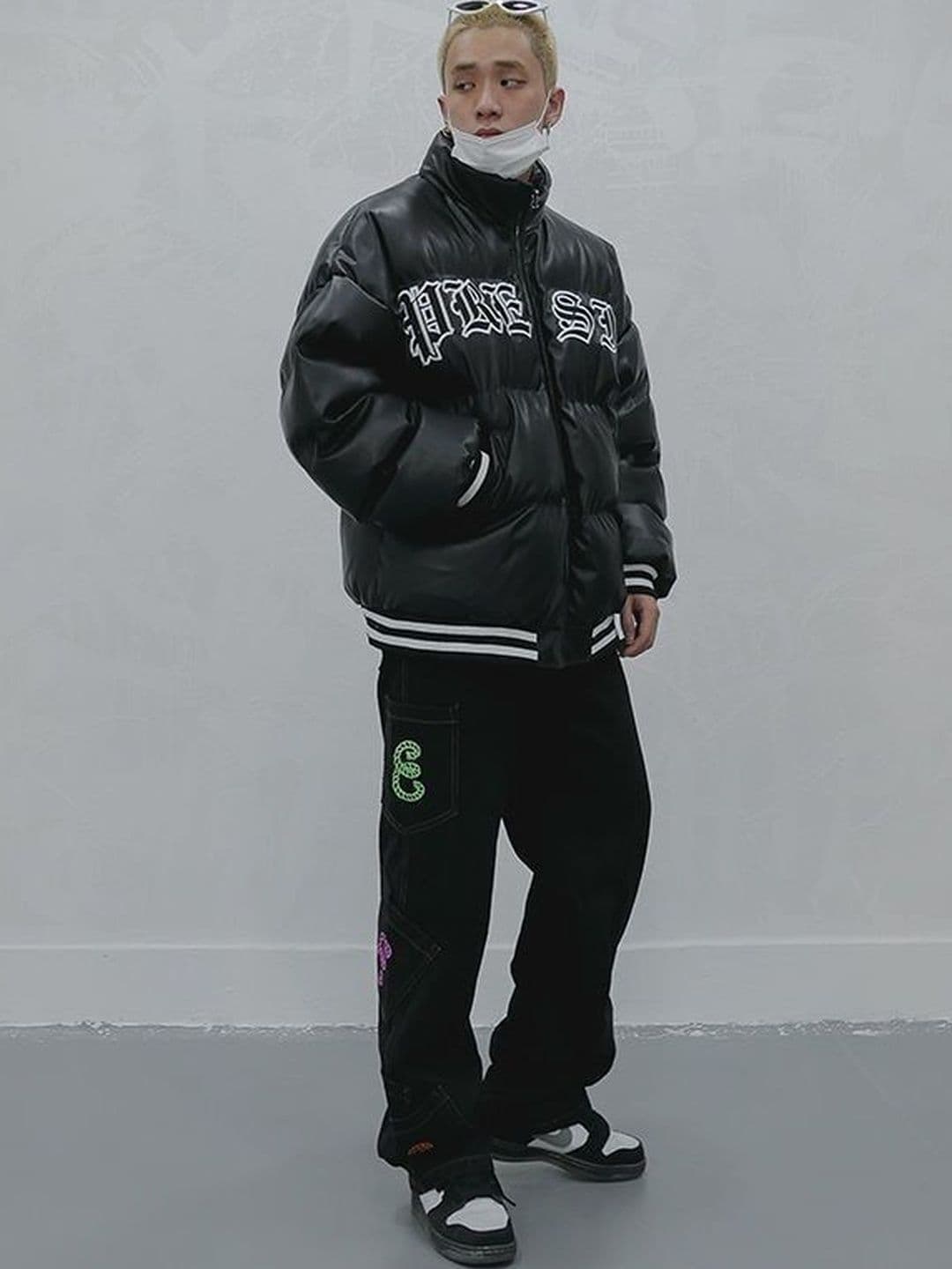 HERE&NOW Men Typography Puffer Jacket - view 1