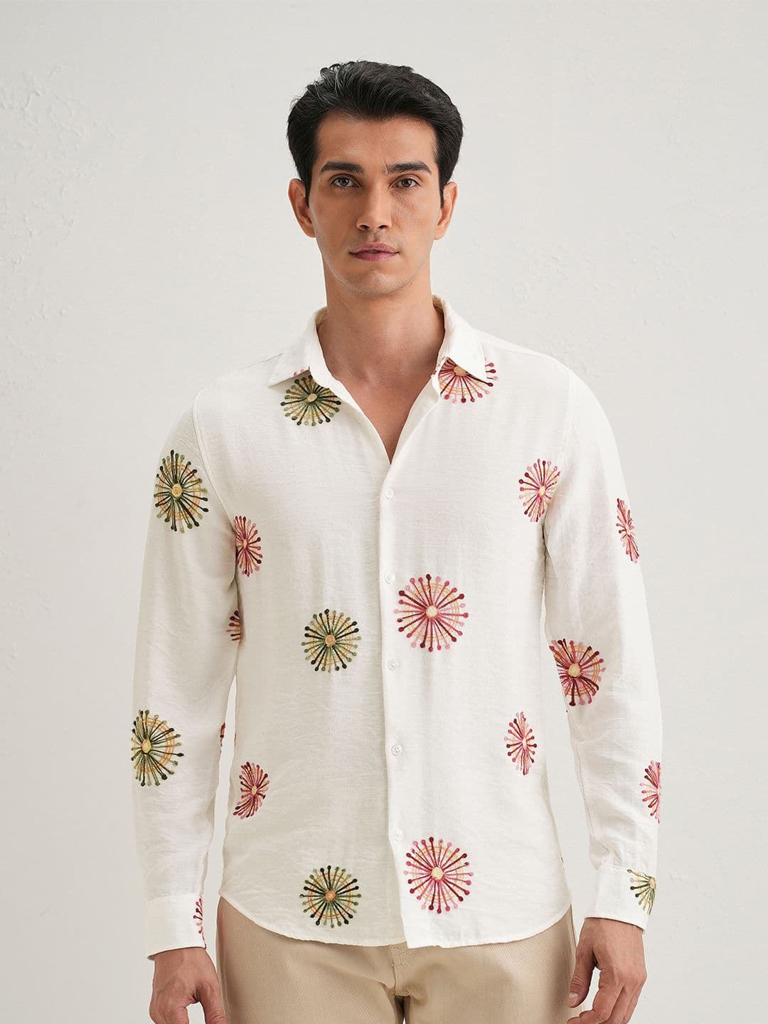 Banana Club Men Classic Slim Fit Opaque Printed Casual Shirt - view 1