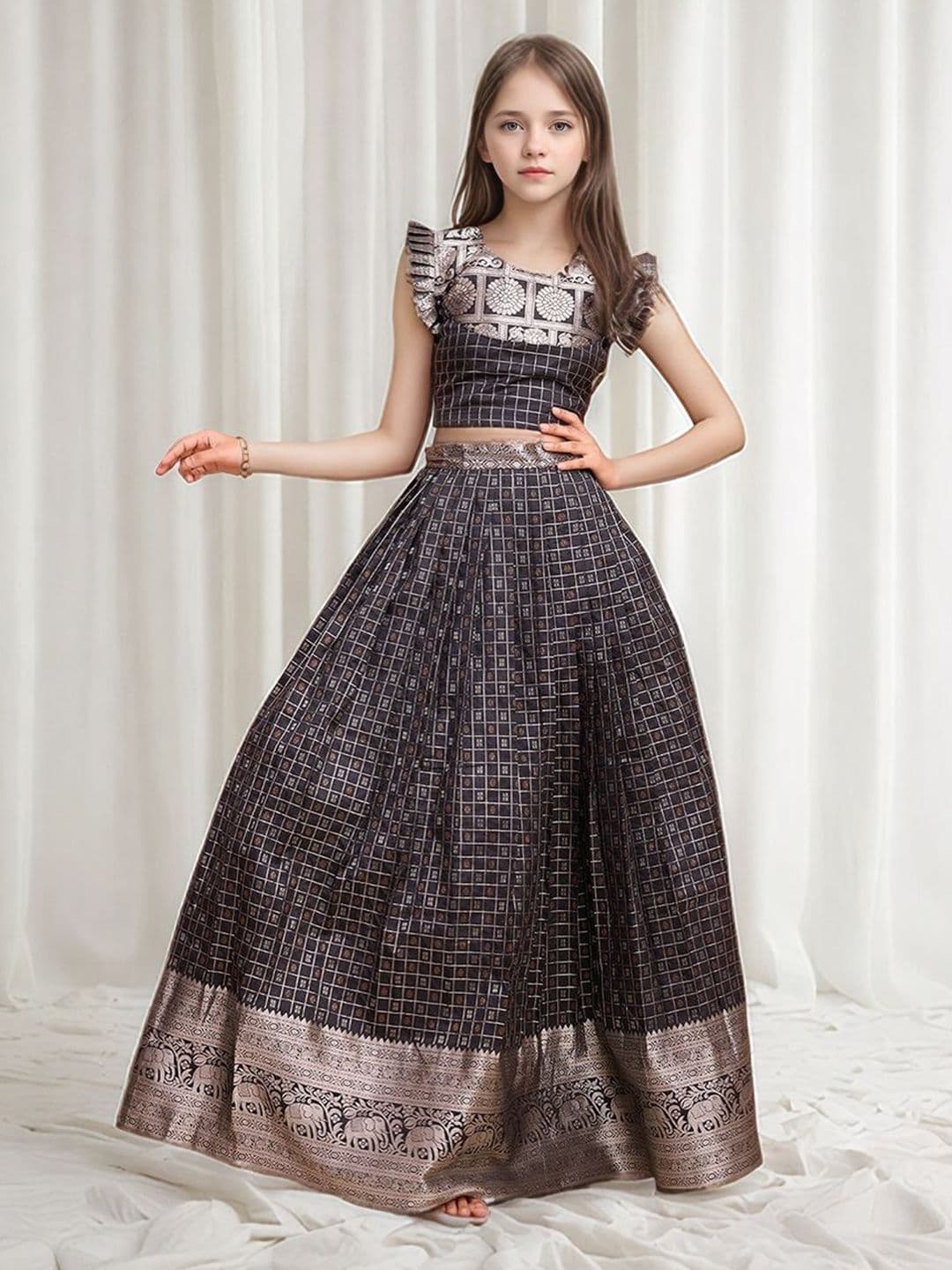KALANANDI Girls Ready to Wear Lehenga & - view 1