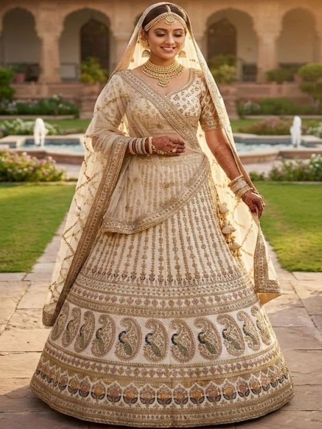 JIYANA WOMENS CHOICE Embellished Sequinned Semi-Stitched Lehenga & Unstitched Blouse With Dupatta - view 1