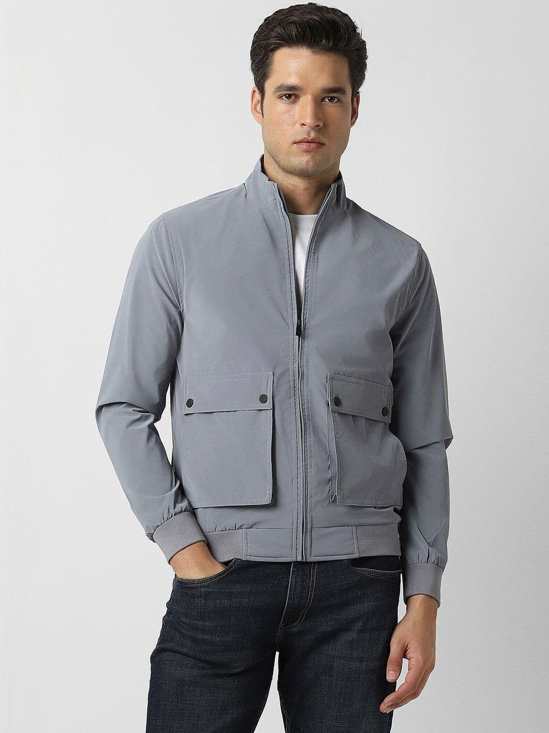 Peter England Casuals Men Lightweight Bomber Jacket - view 1