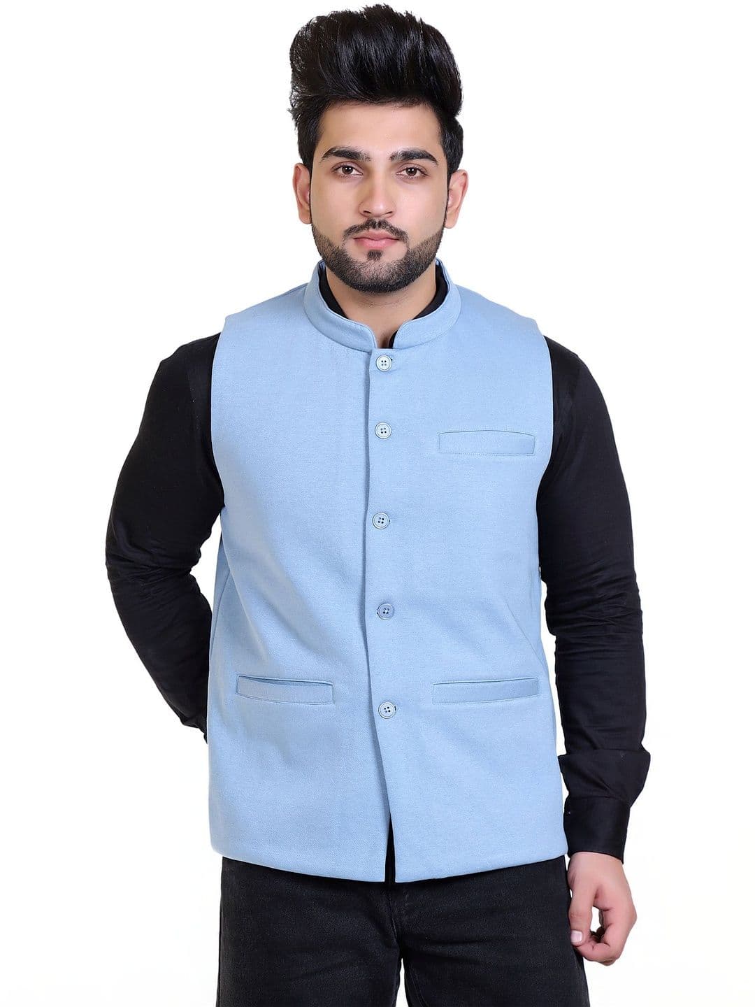 STARFOX Men Fleece Woven Jacket - view 1