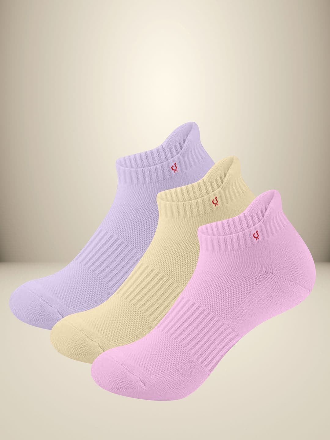 Trendmalls Unisex Pack of 3 Ankle Length Athletic Sport Socks - view 1