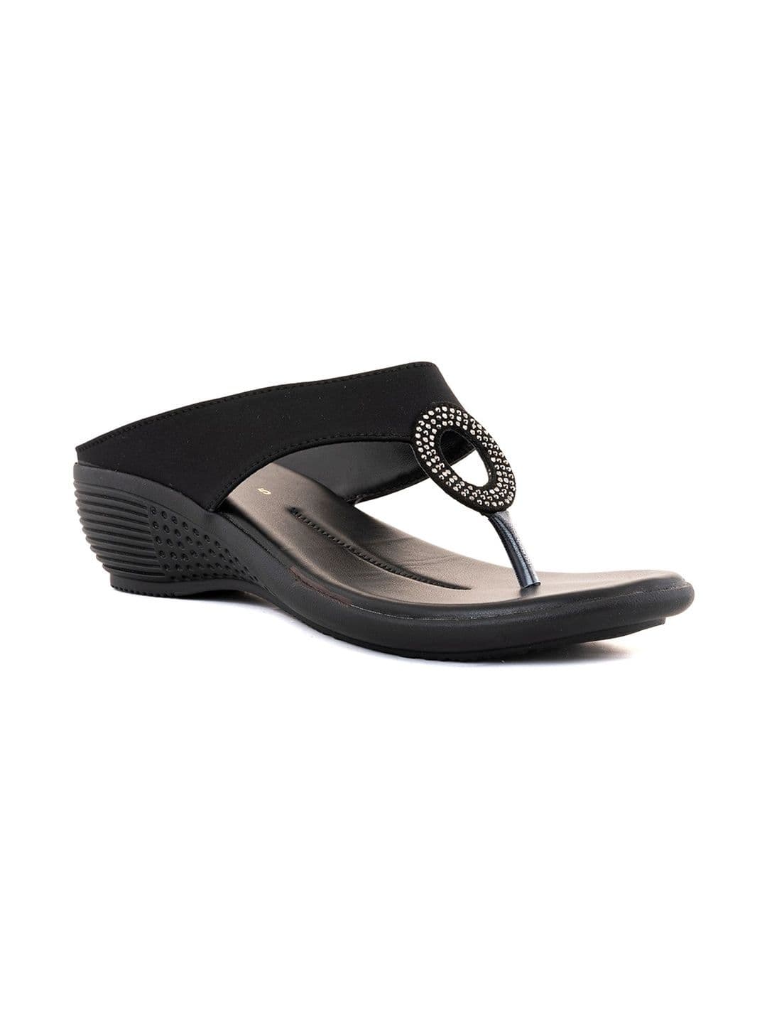 Khadims Suede Wedge Sandals - view 1