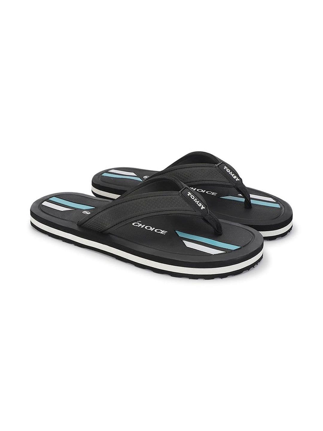 TOMSY CHOICE Men Colourblocked Thong Flip-Flops - view 1