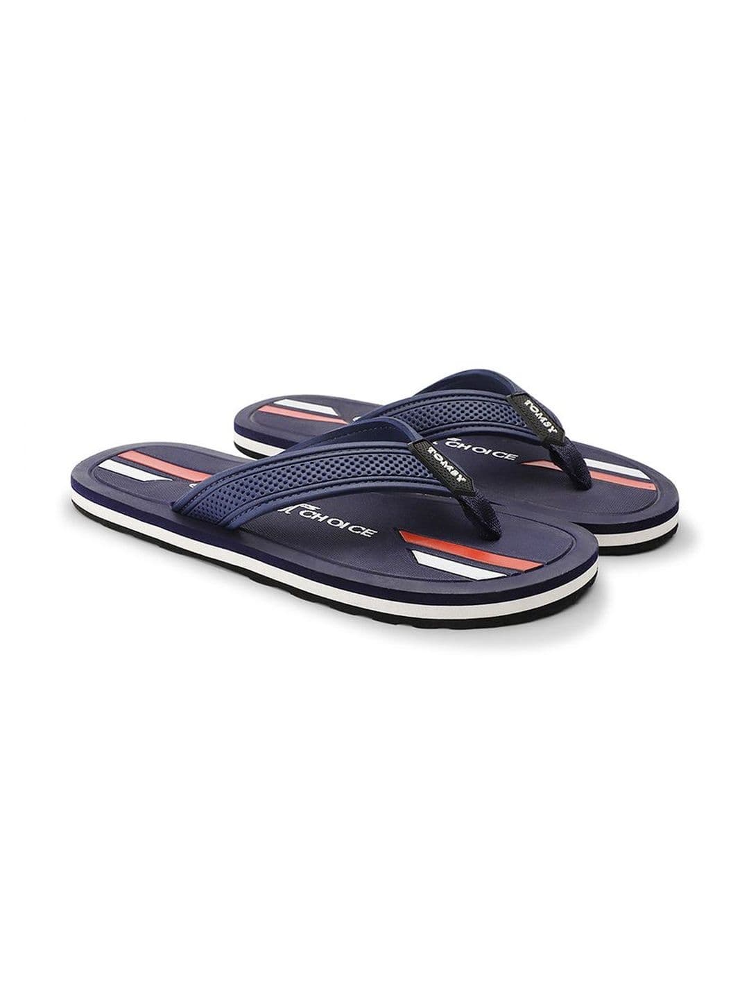 TOMSY CHOICE Men Colourblocked Thong Flip-Flops - view 1