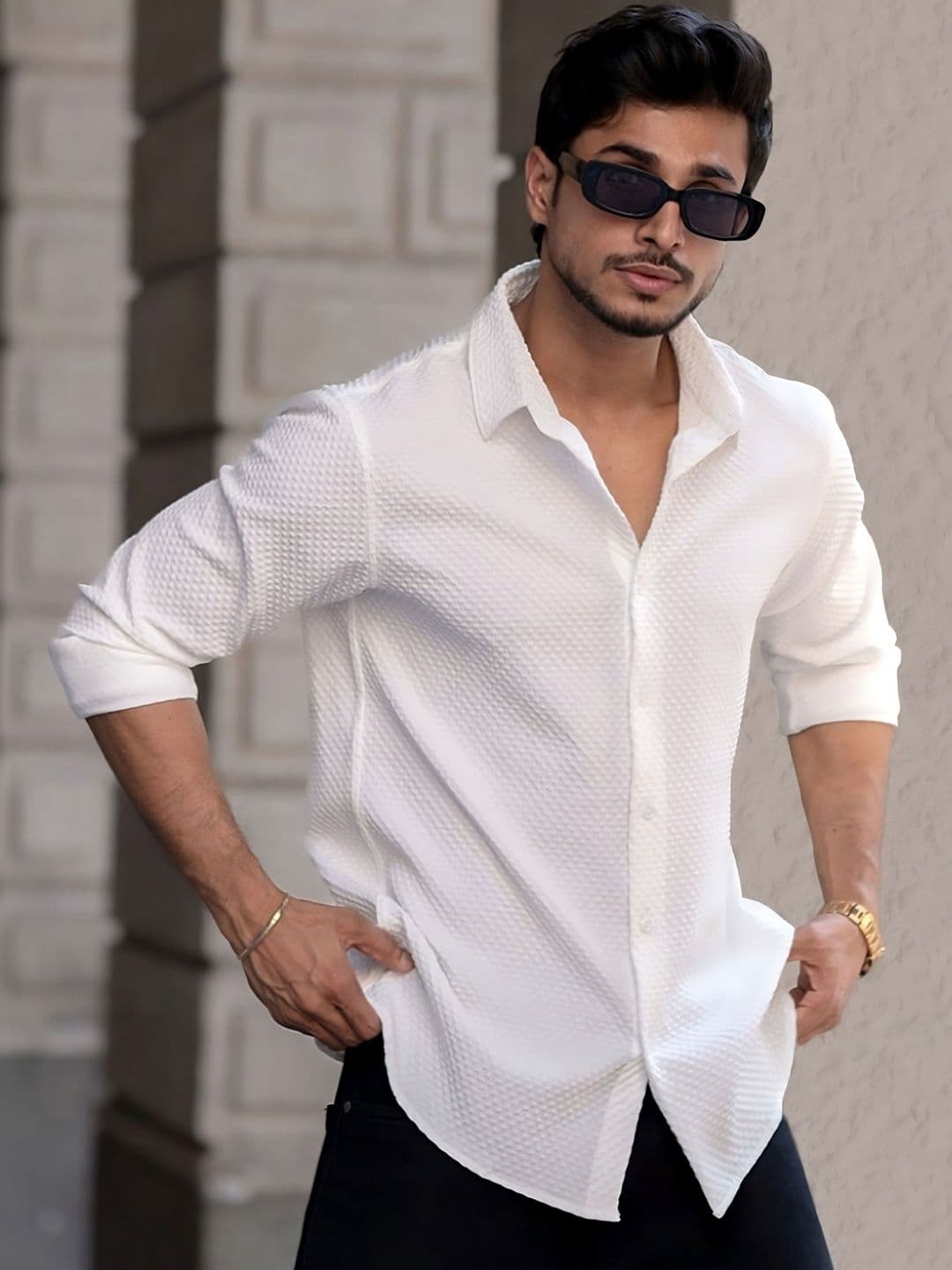 WEBRIC Men Slim Fit Casual Shirt - view 1