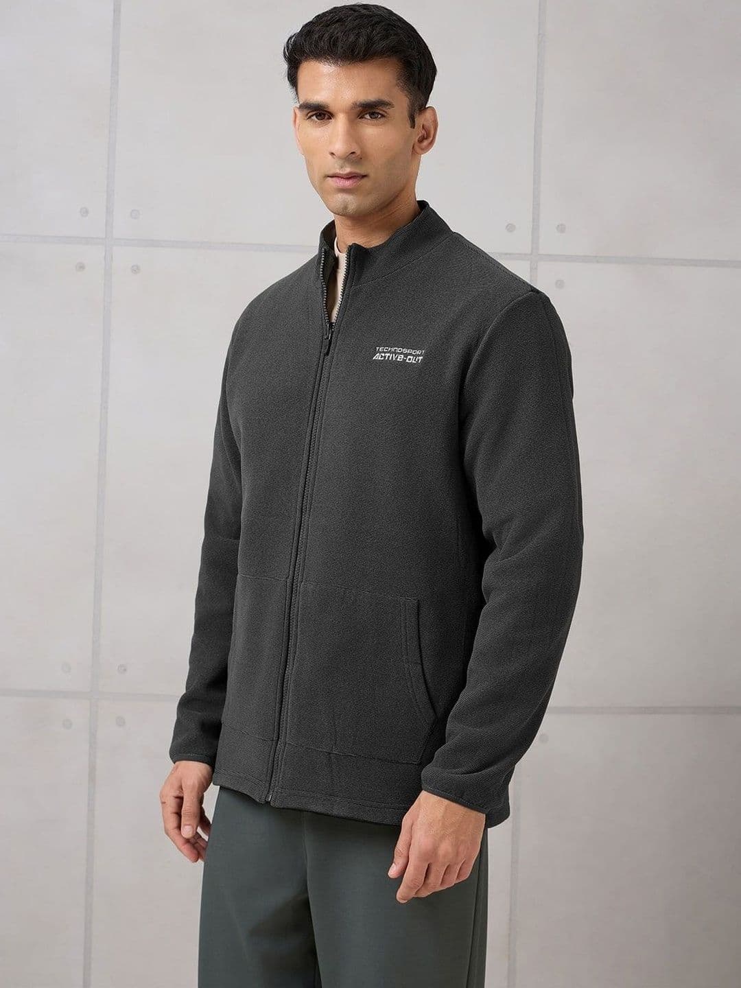 Technosport Men Typography Lightweight Training or Gym Sporty Jacket - view 1