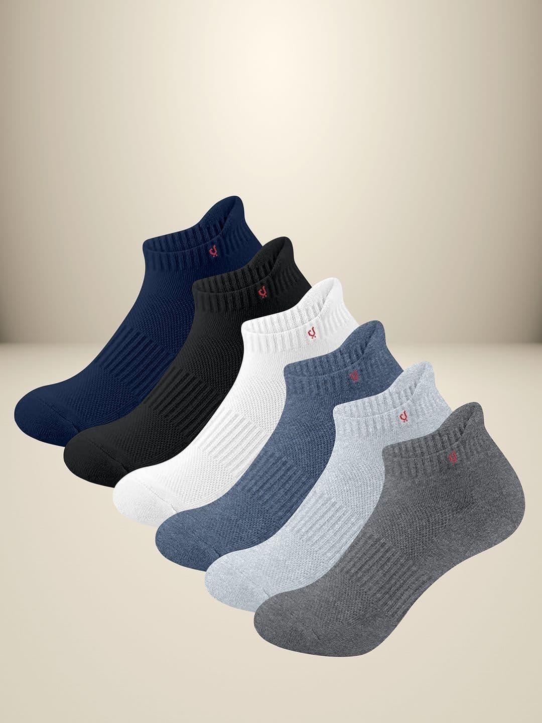 Trendmalls Unisex Pack of 3 Ankle Length Athletic Sport Socks - view 1