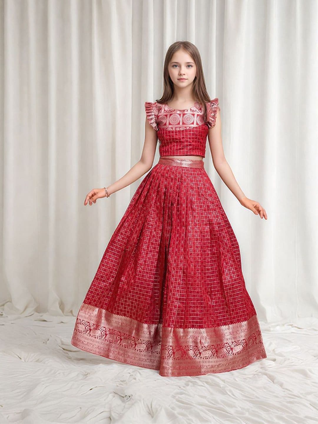 KALANANDI Girls Ready to Wear Lehenga & - view 1