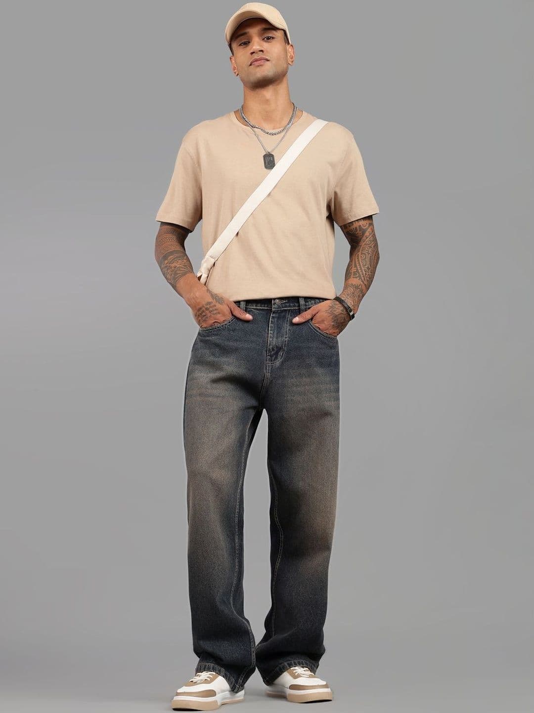 FOUL CHILD Men High-Rise Heavy Fade Jeans - view 1