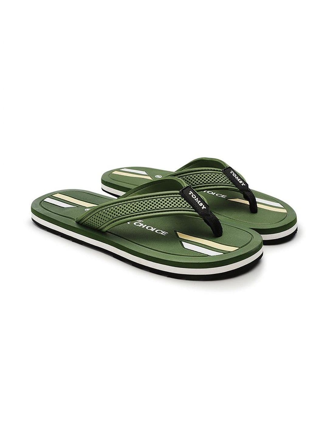 TOMSY CHOICE Men Colourblocked Thong Flip-Flops - view 1