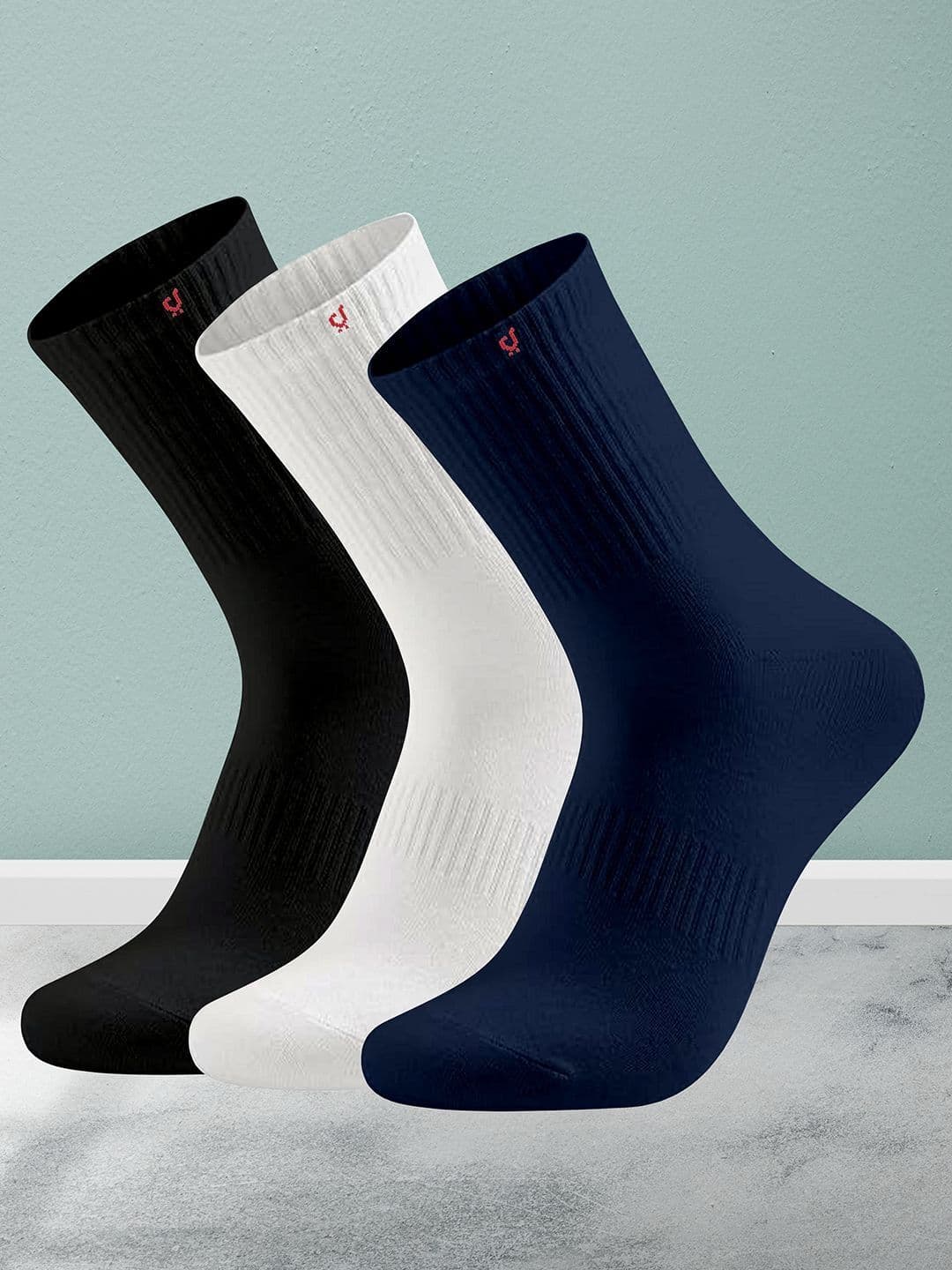 Trendmalls Unisex Pack of 3 Above Ankle Length Athletic Sport Socks - view 1