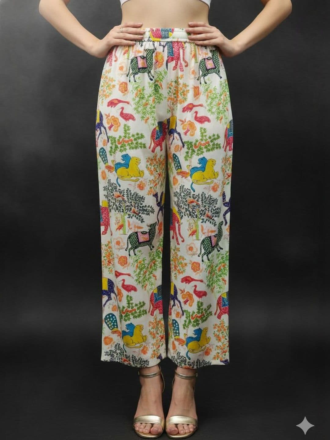 Vagisha Women Ethnic Motifs Printed Ethnic Palazzos - view 1