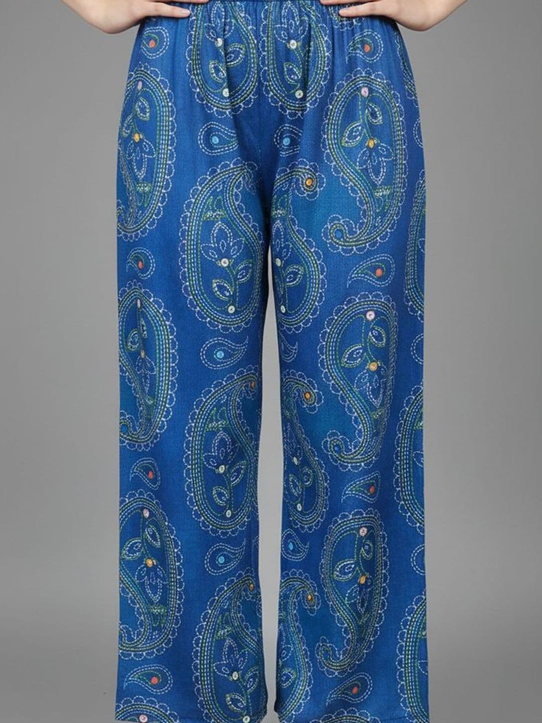 Vagisha Women Paisley Printed Ethnic Palazzos - view 1