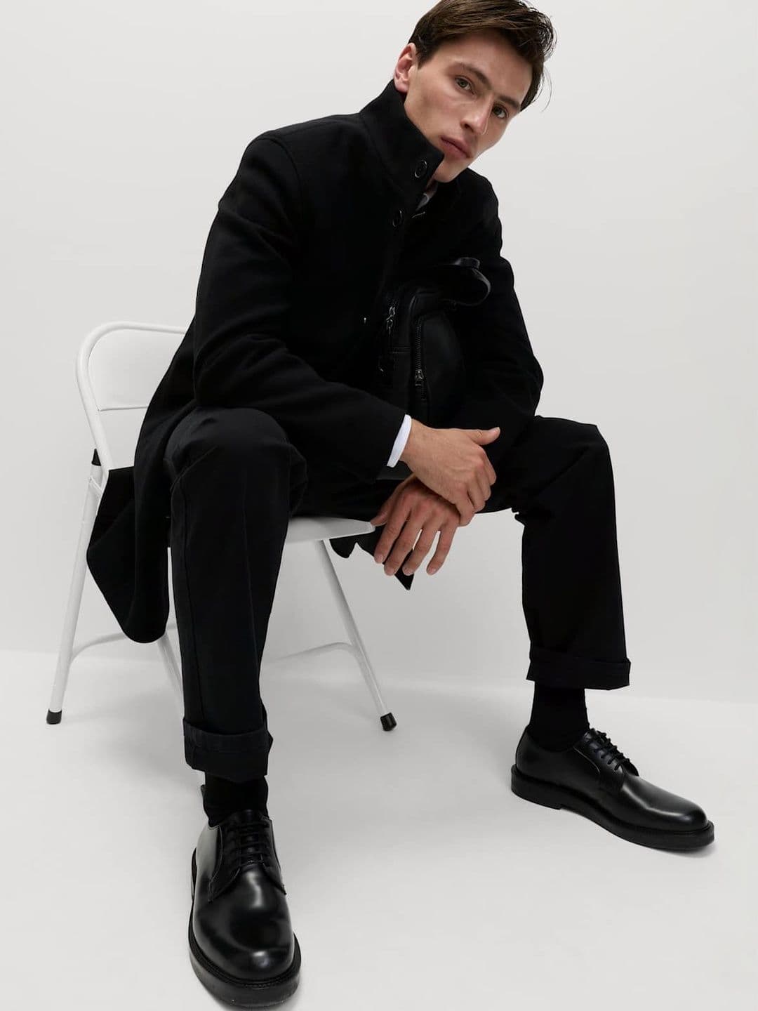 Marks & Spencer Funnel Neck Overcoat - view 1