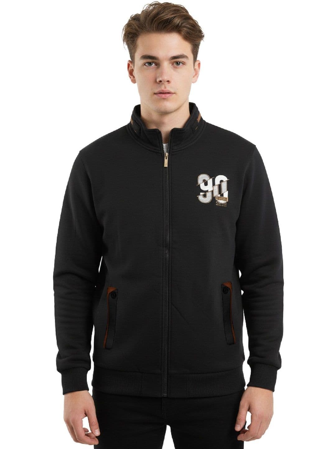 NEXGEN CLUB Men Brand Logo Lightweight Running Knitted Jacket - view 1