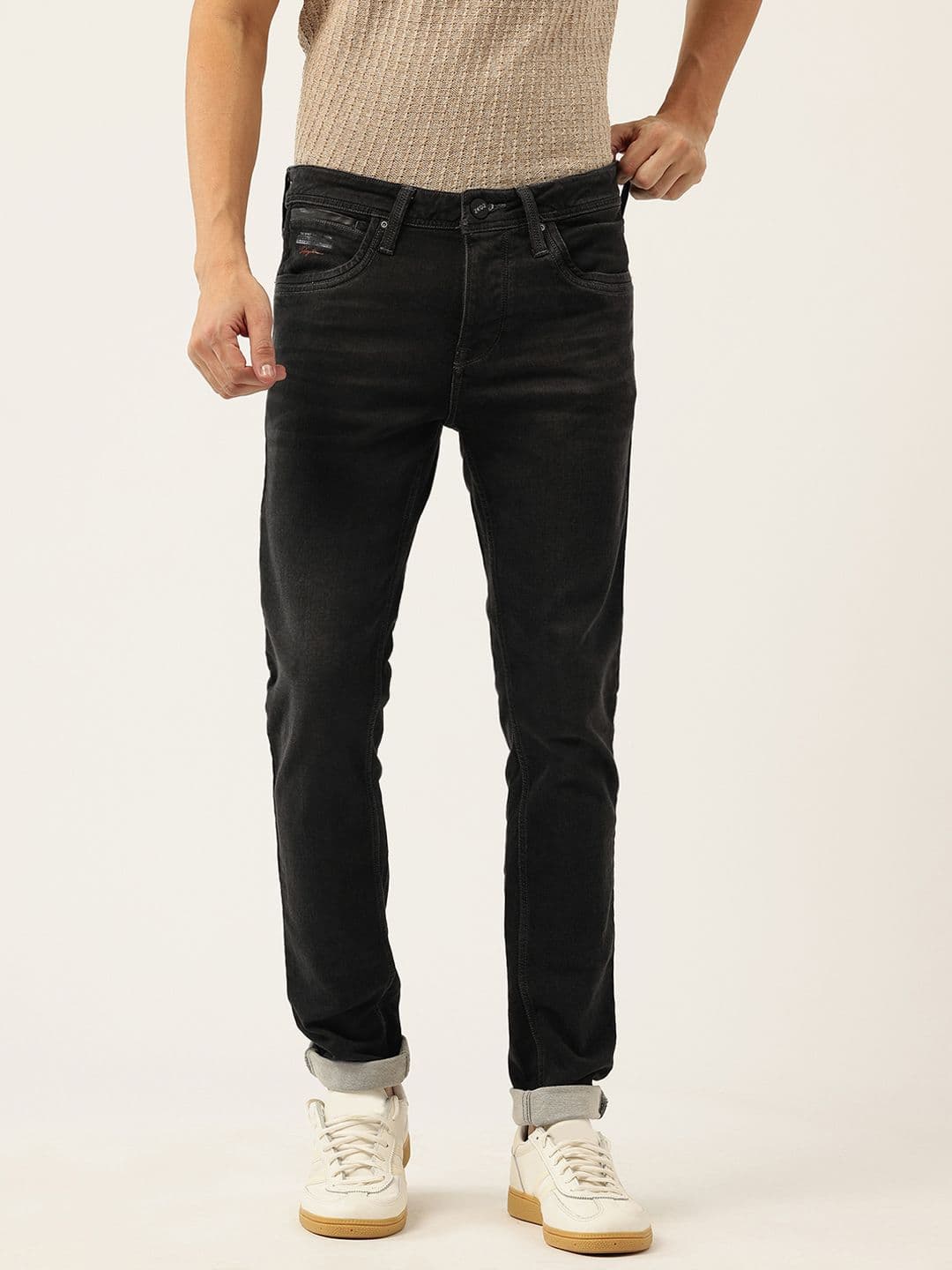 Integriti Men Skinny Fit Mid-Rise Light Fade Stretchable Jeans - view 1