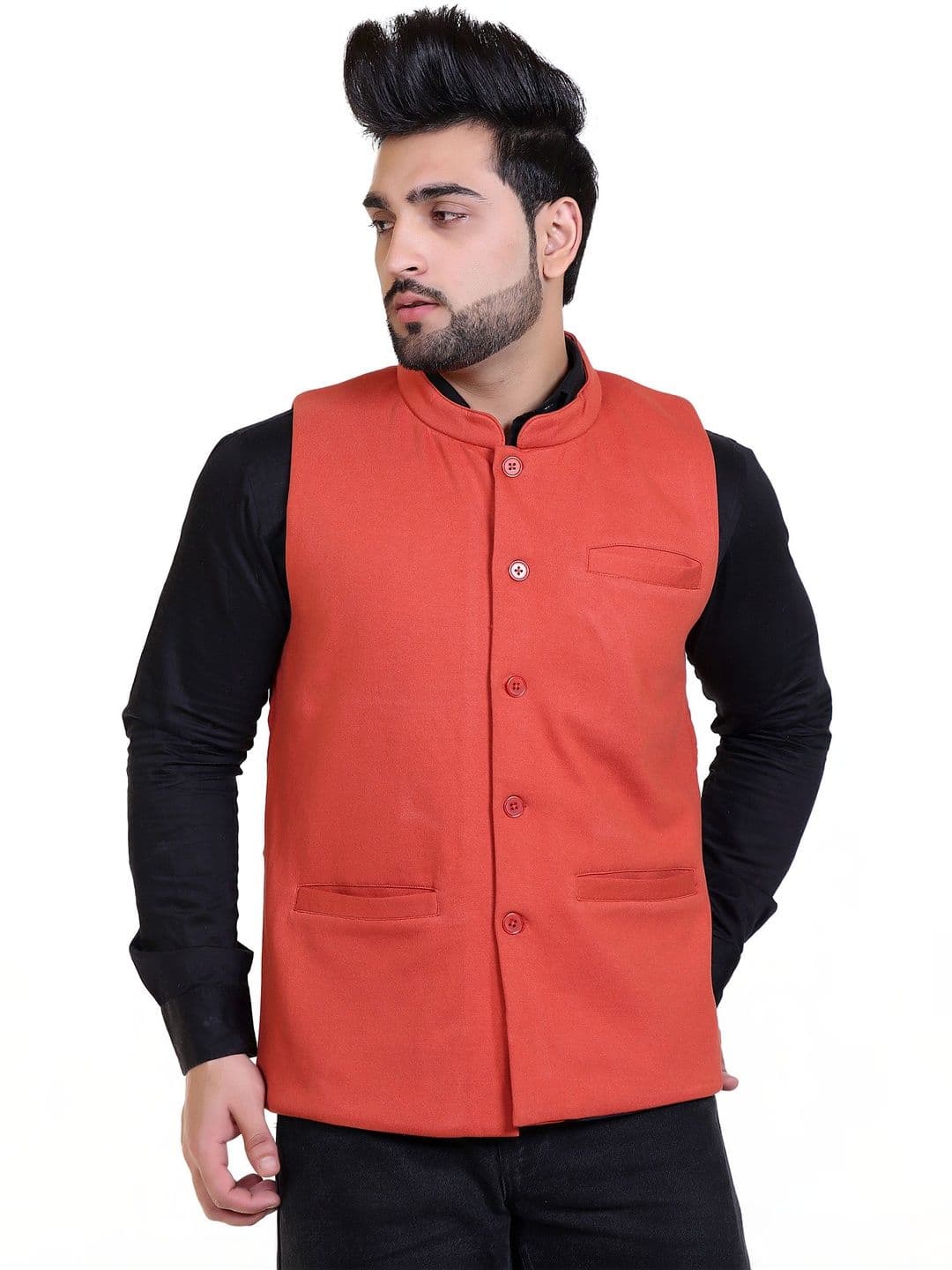 STARFOX Men Fleece Woven Jacket - view 1