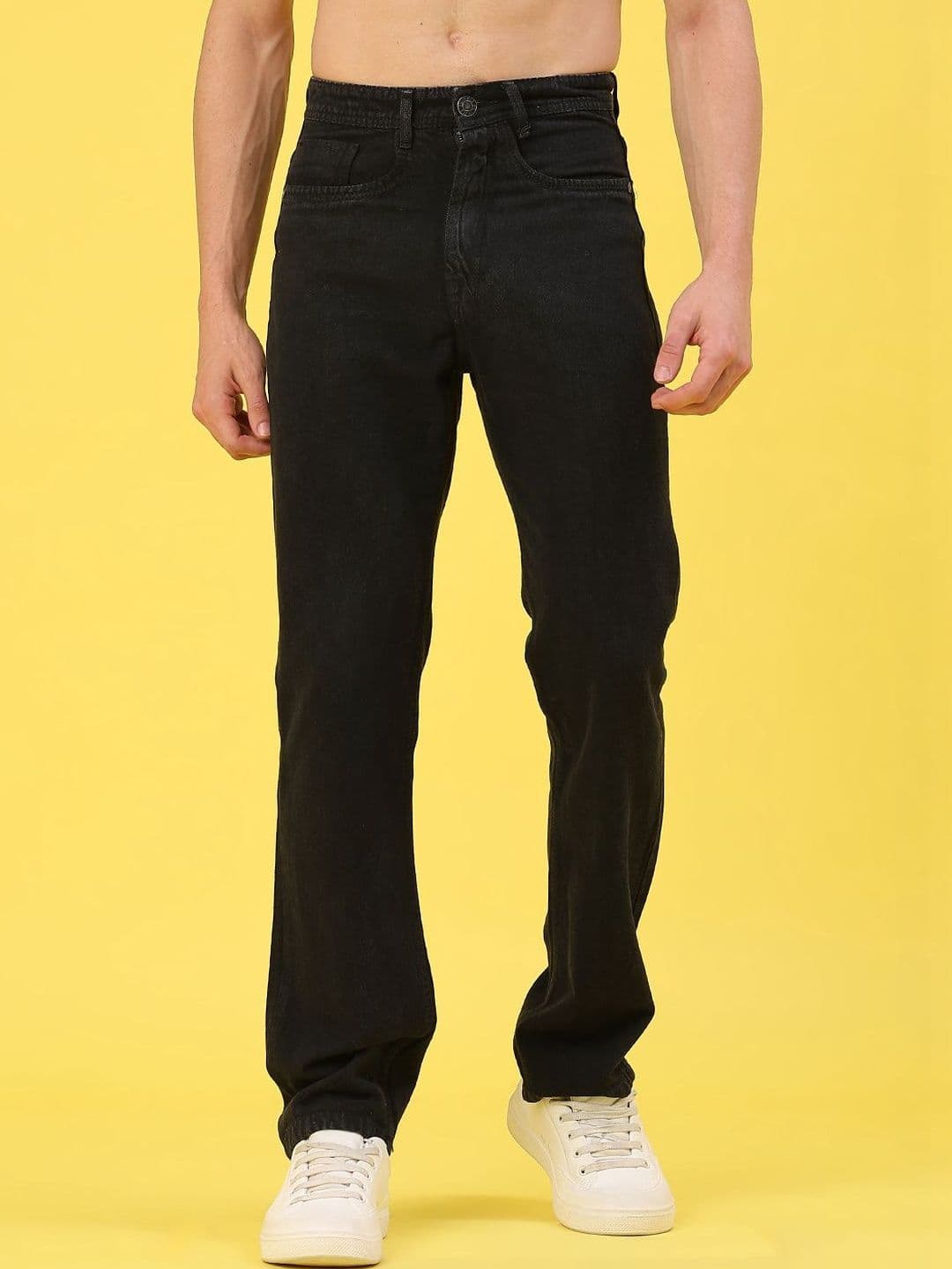 V-Mart Men Regular Fit Mid-Rise Light Fade Stretchable Jeans - view 1