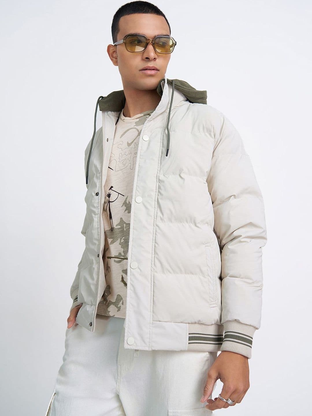 7 Alt by Pantaloons Men Puffer Jacket - view 1