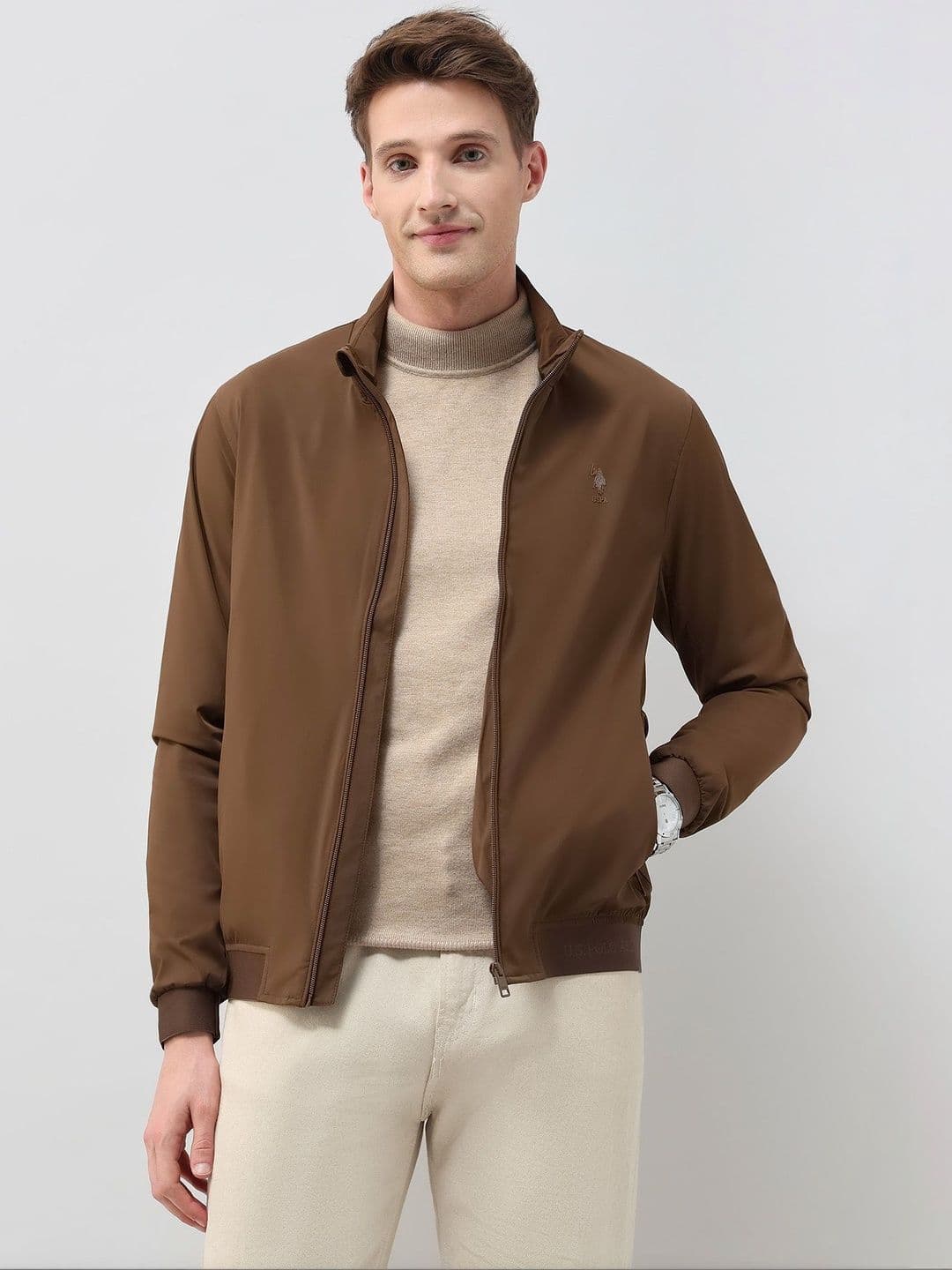 U.S. Polo Assn. Men Lightweight Bomber Jacket - view 1