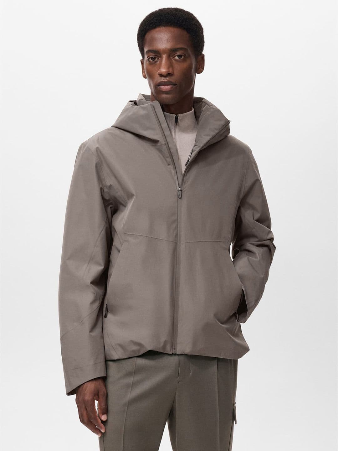 MANGO MAN Thermolite Hooded Padded Jacket - view 1