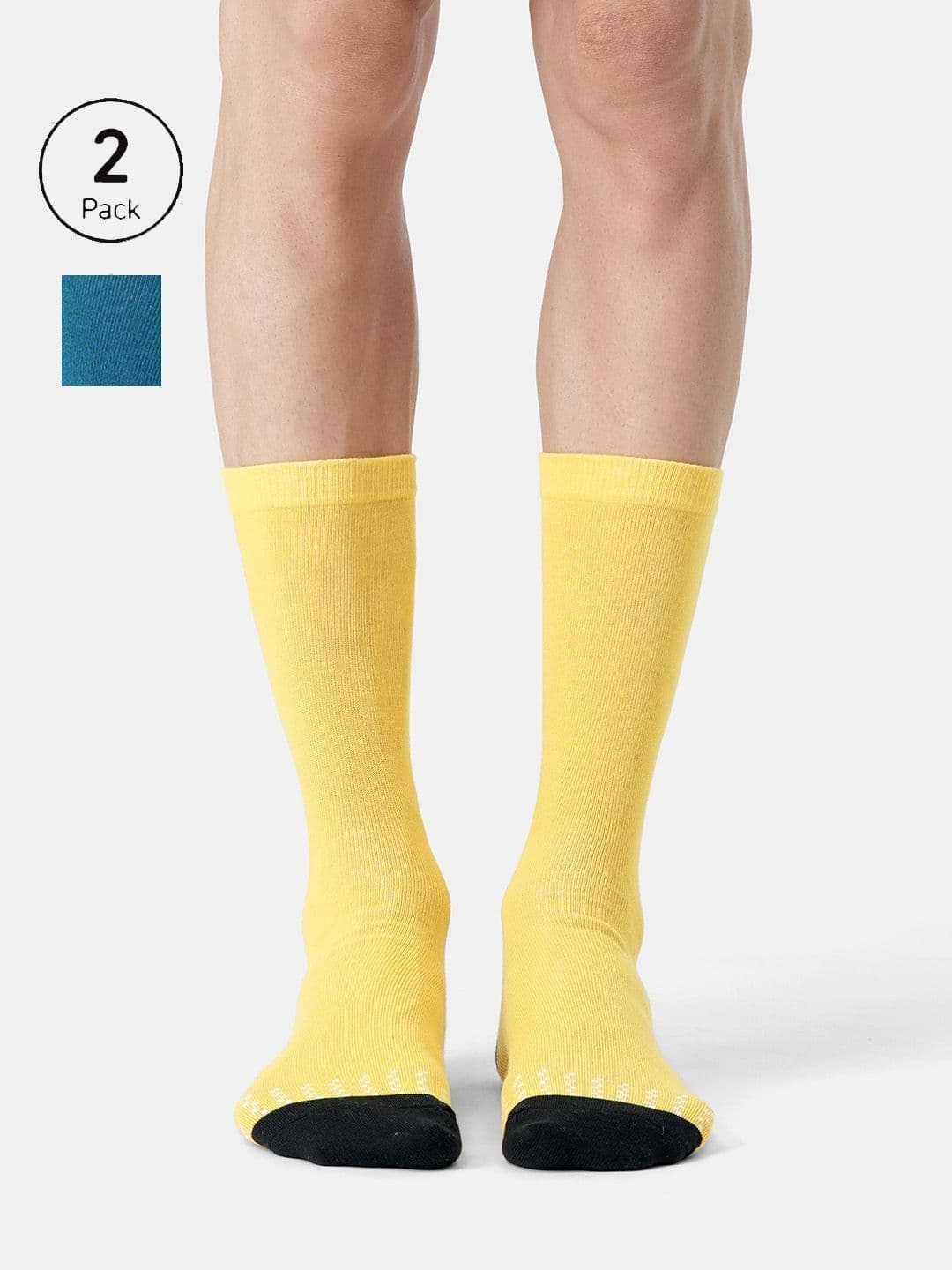 FCUK Men Pack Of 2 Cotton Calf Length Socks - view 1