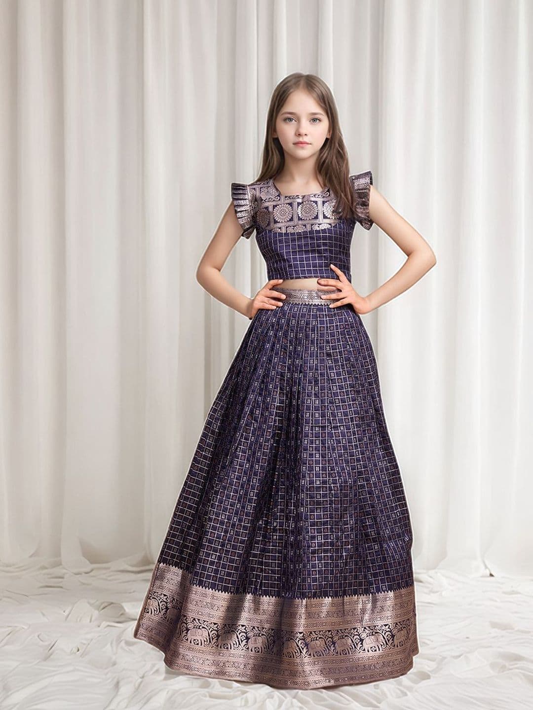 KALANANDI Girls Ready to Wear Lehenga & - view 1