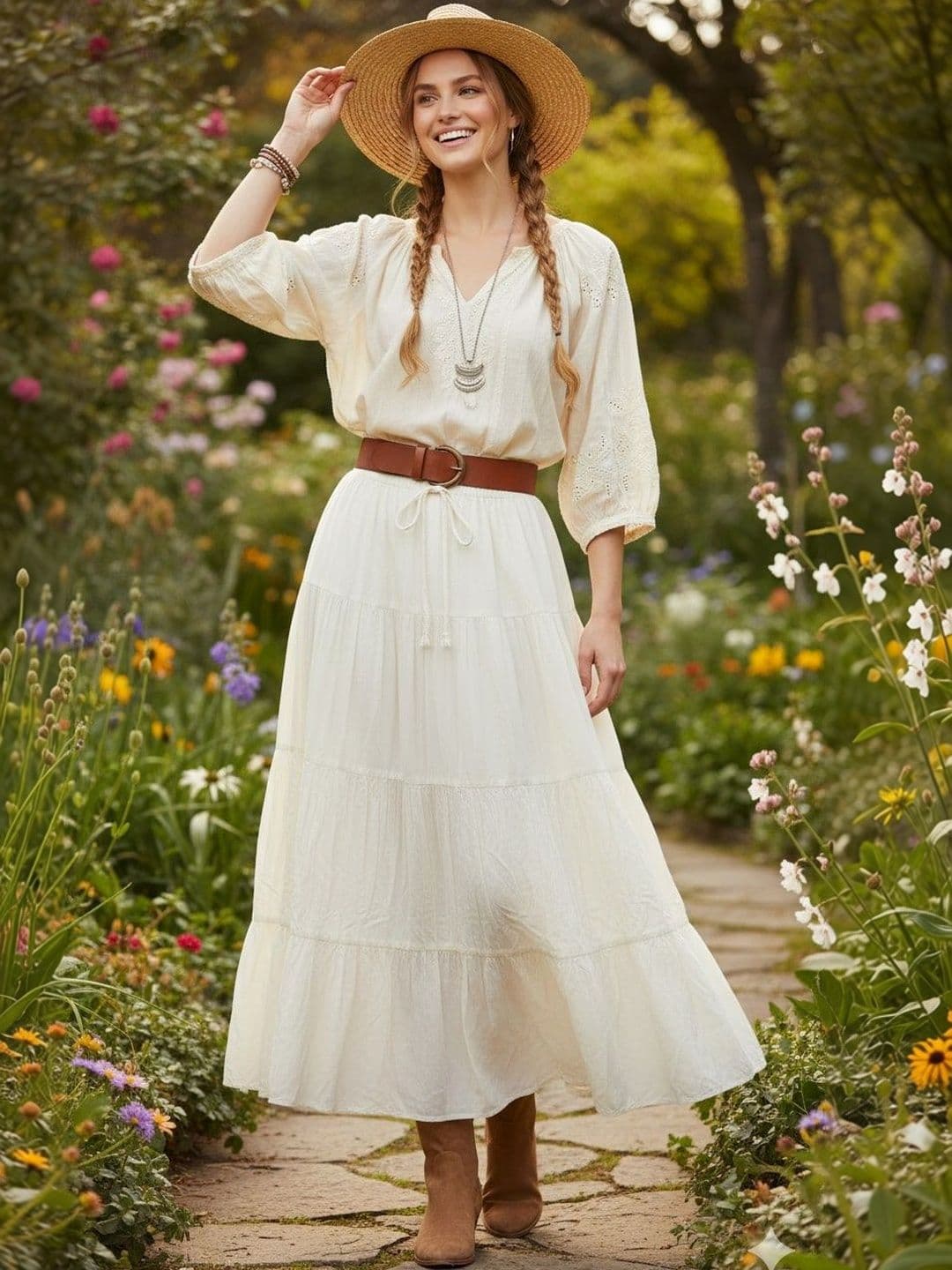 URBAN KANYA Maxi Flared Skirt - view 1