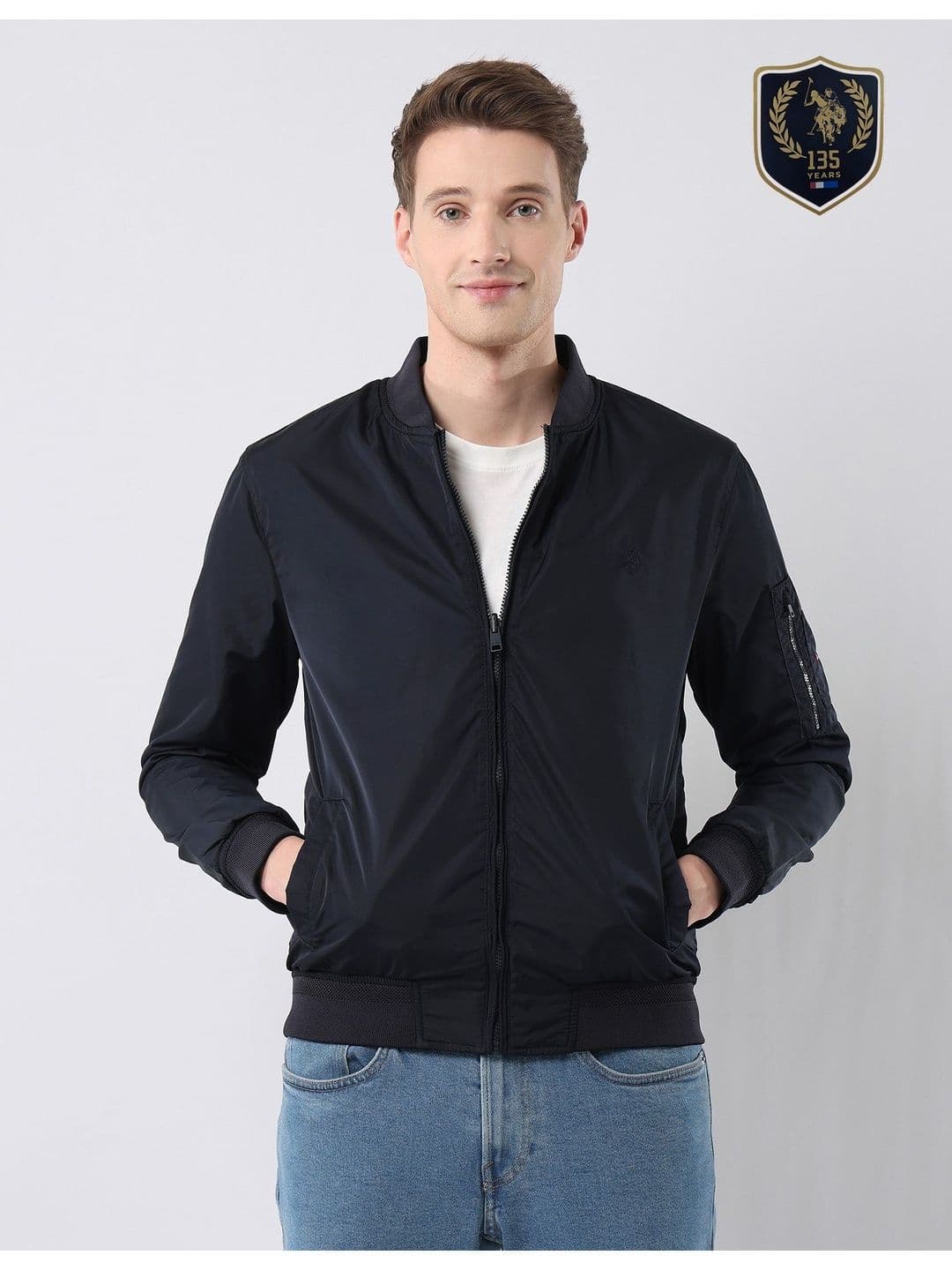 U.S. Polo Assn. Men Lightweight Bomber Jacket - view 1