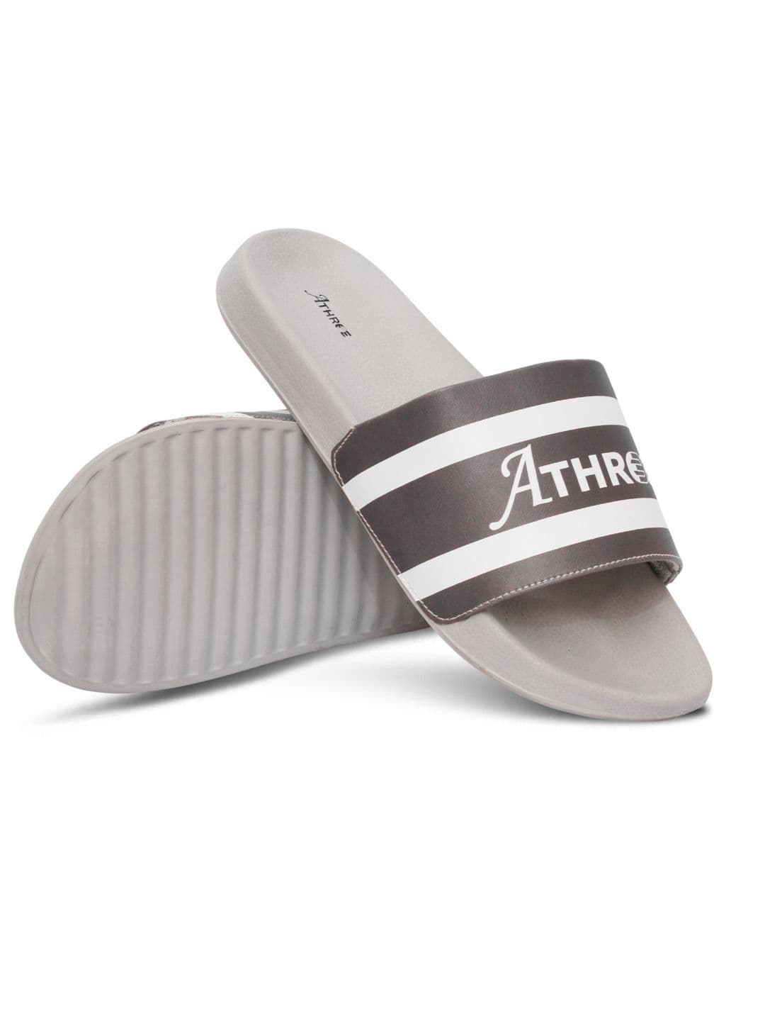 Athree Men Striped Sliders - view 1