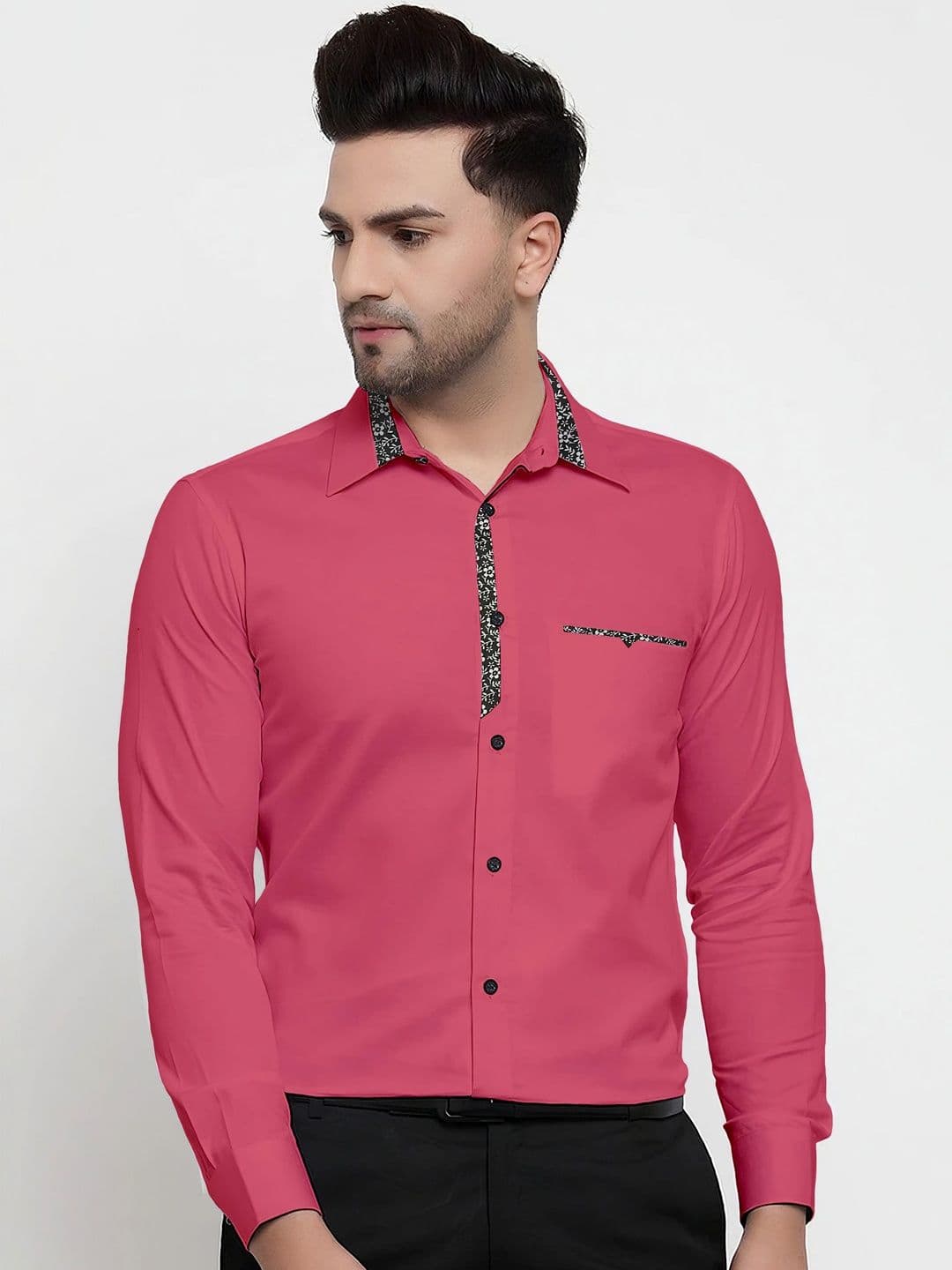 WEBRIC Men Slim Fit Casual Shirt - view 1