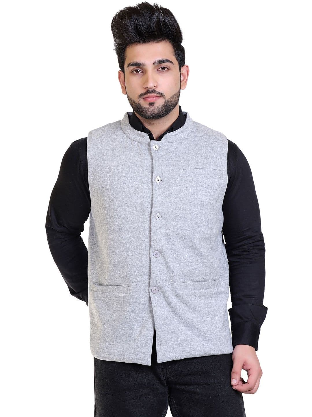 Mast & Harbour Men Fleece Fashion Jacket - view 1