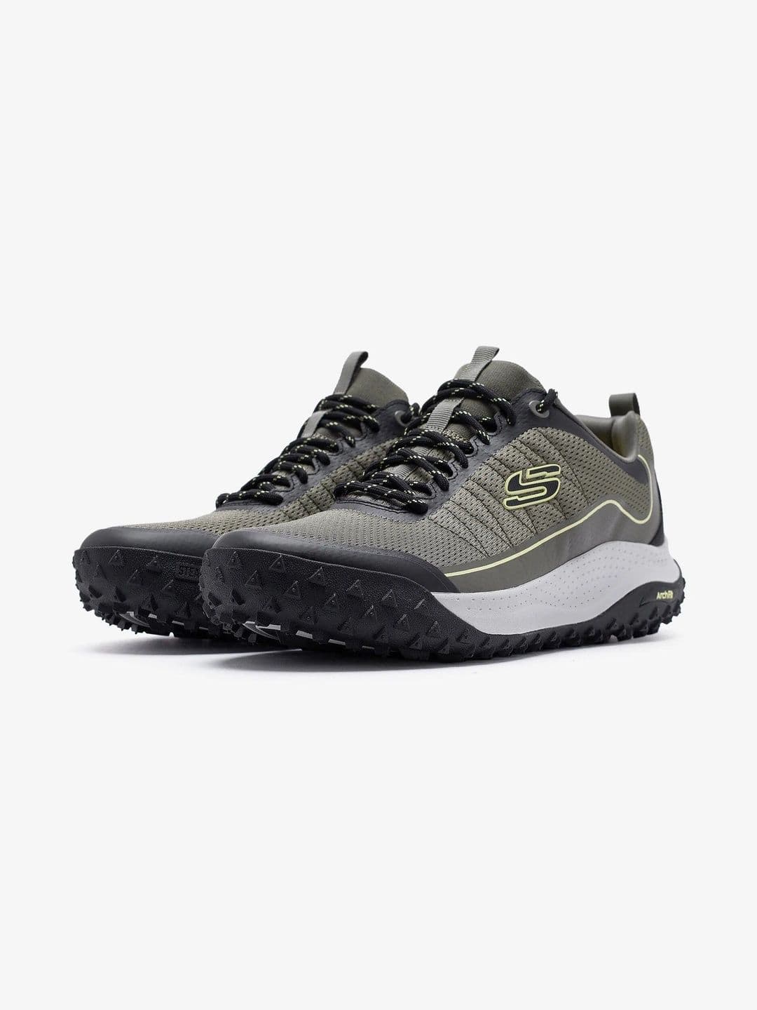 Skechers Archfit Swifttrail- Rapidswift Men Textured Running Sports Shoes - view 1