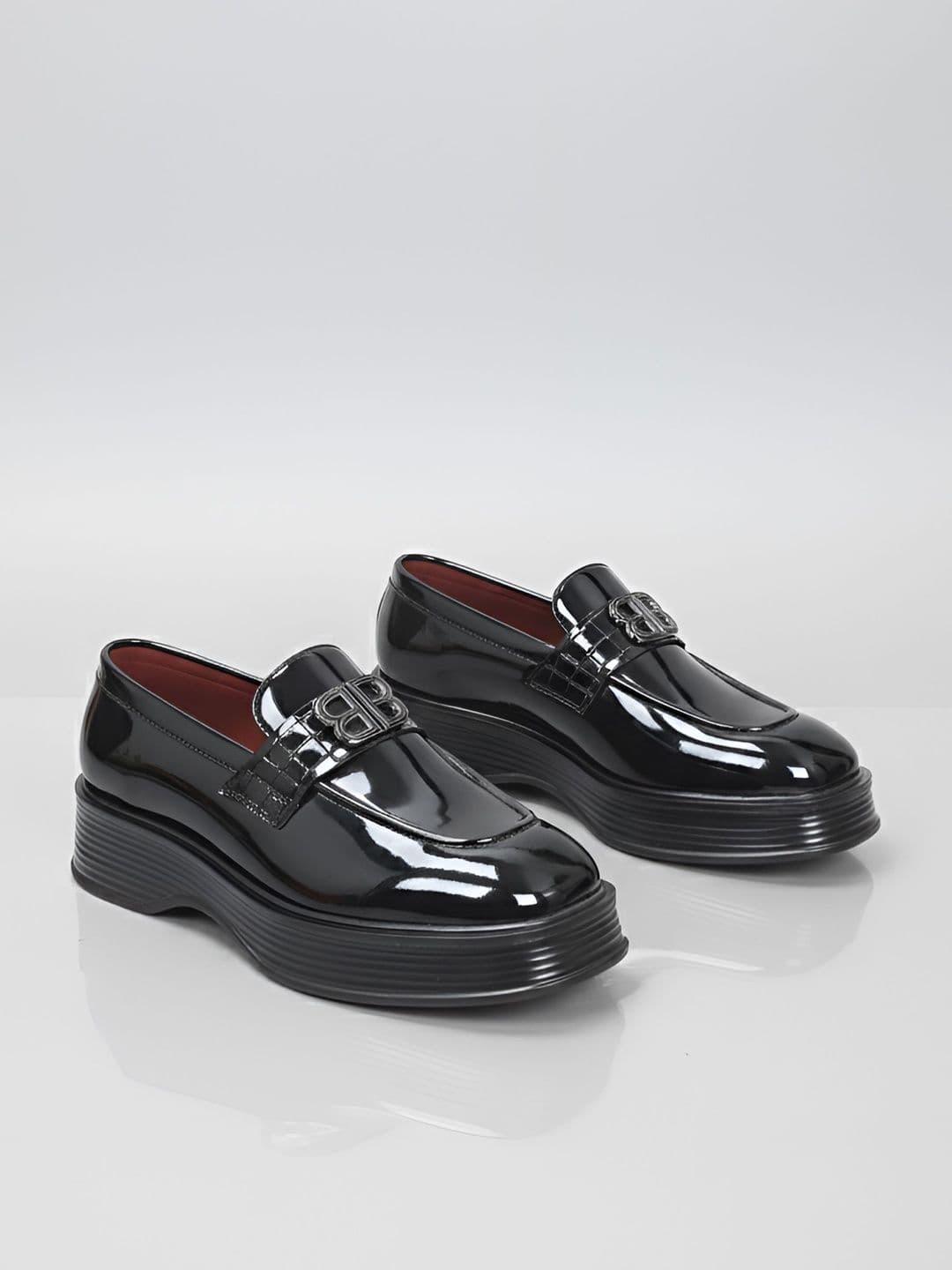 House of Pataudi Men Square Toe Slip-On Formal Shoes - view 1