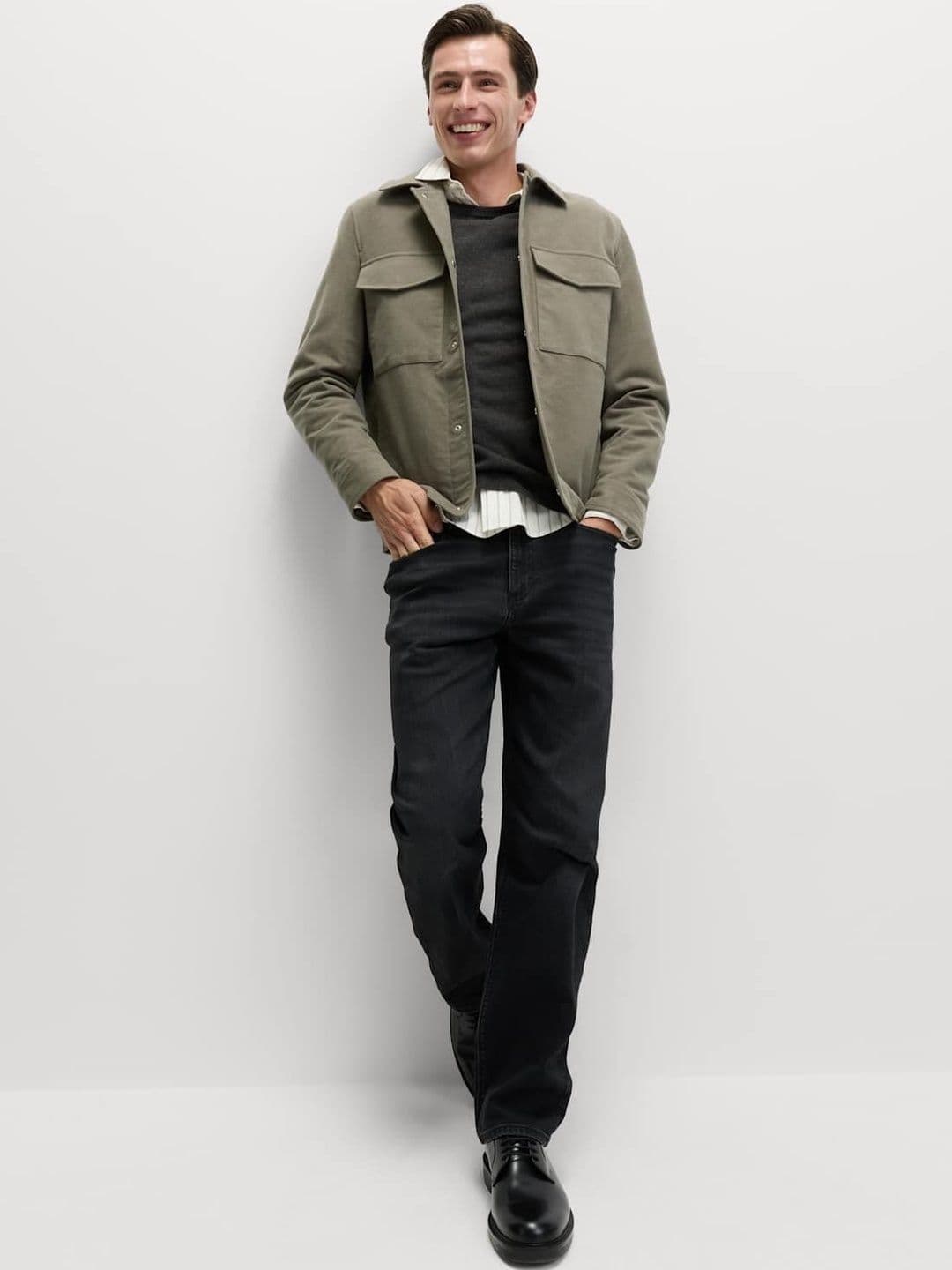 Marks & Spencer Cotton Rich Moleskin Trucker - view 1