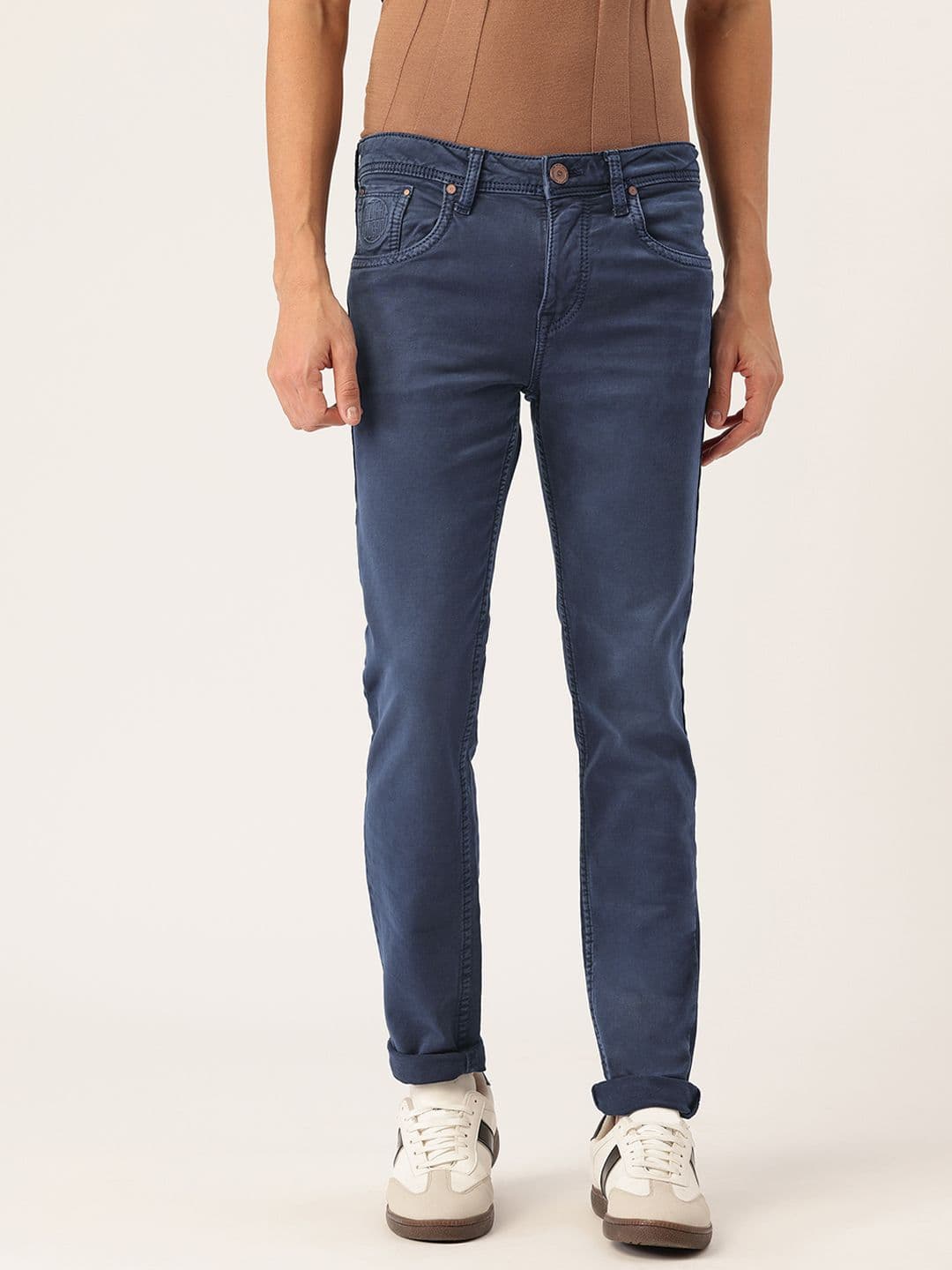 Integriti Men Smart Mid-Rise Slim Fit Light Fade Stretchable Jeans - view 1