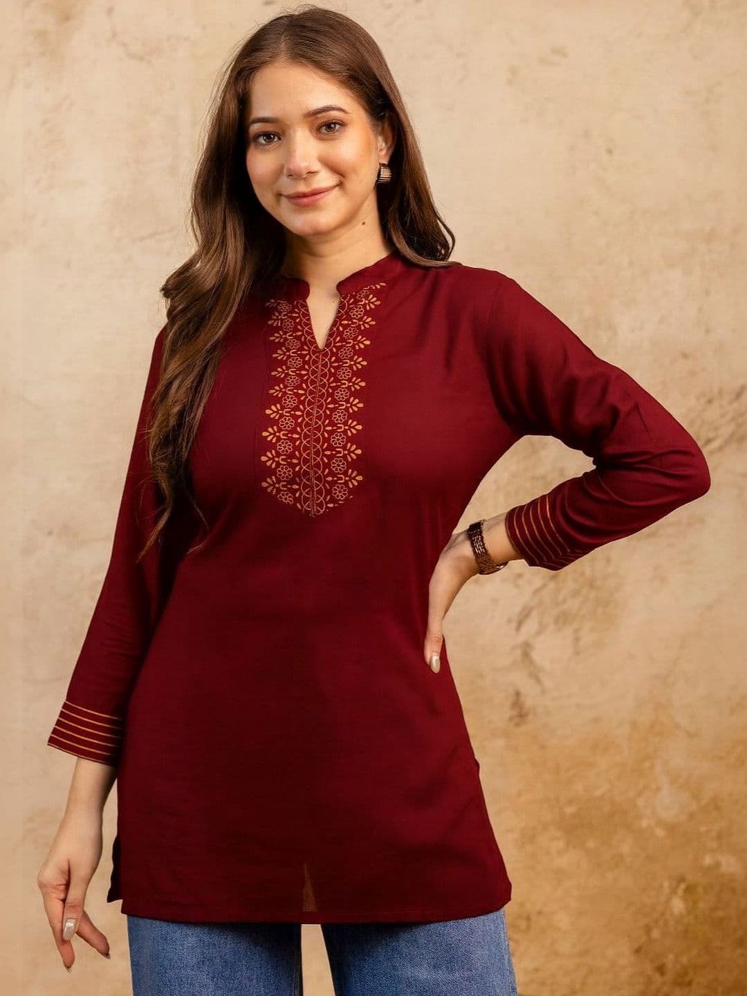 Zyla Women Floral Printed Kurta - view 1