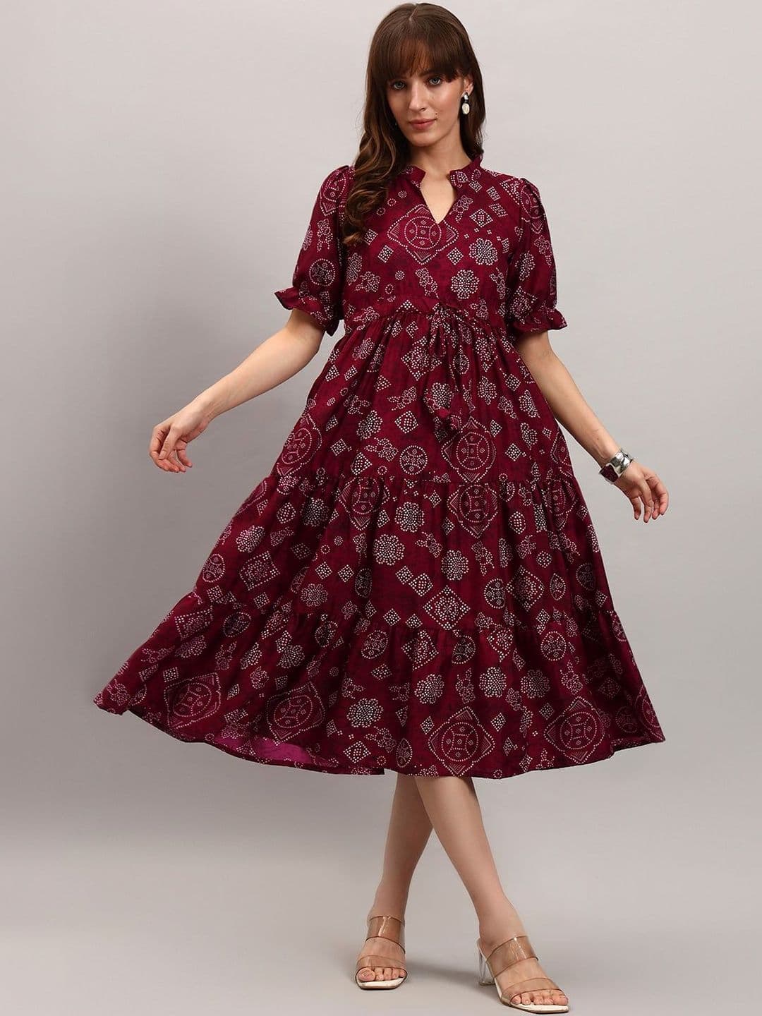 Jash Creation Women Printed Crepe Anarkali Kurta - view 1