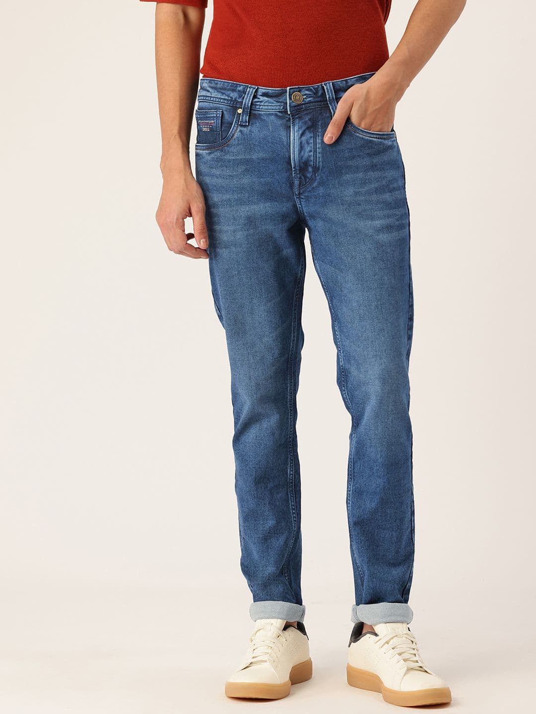 Integriti Men Smart Mid-Rise Skinny Fit Light Fade Stretchable Jeans - view 1