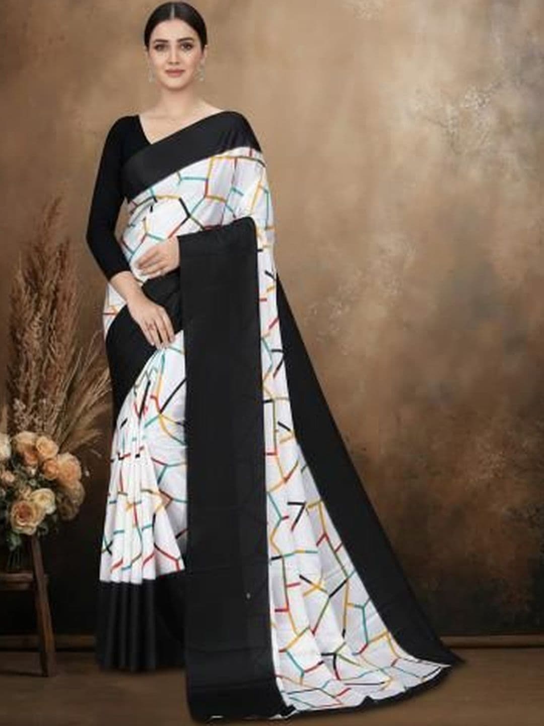 Jihana Fab Jute Silk Chanderi Saree - view 1